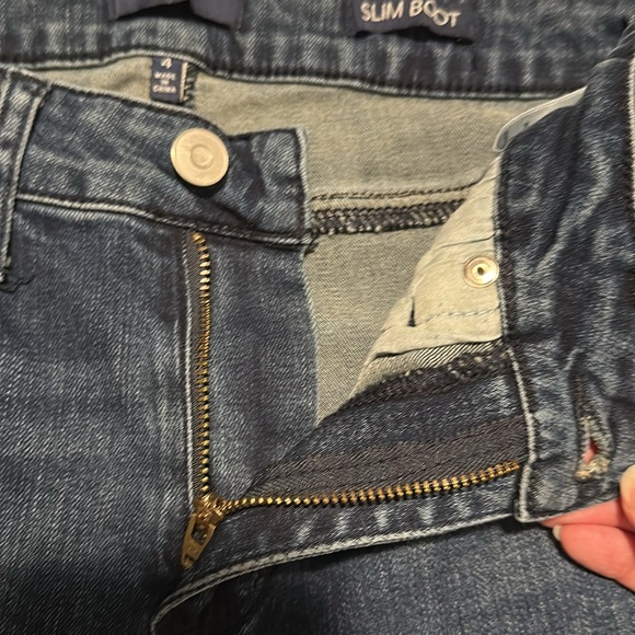 Kaari Blue Slim Boot cut Jeans Sz 4/32 NWOT - Picture 5 of 7